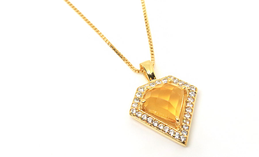 Citrine-gemstone-necklace-Jessica-Santander-fall-collection