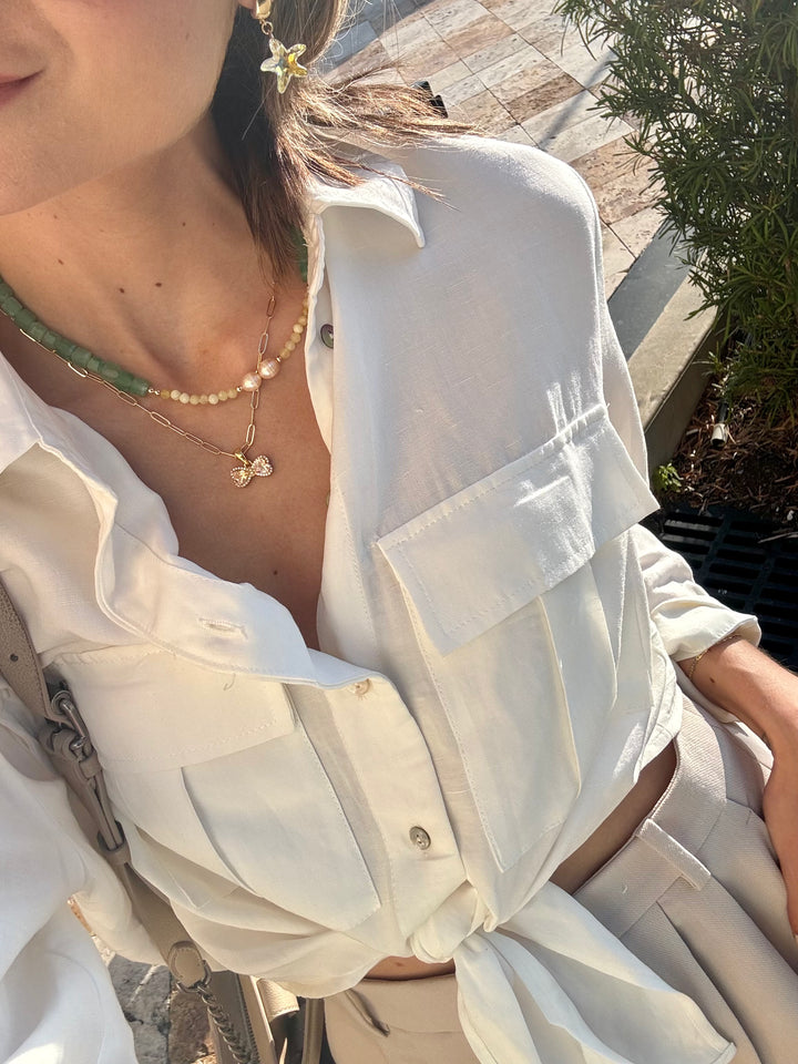 Treasured Paradise Green Gemstone Choker