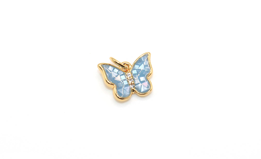 Blue Butterfly Charm