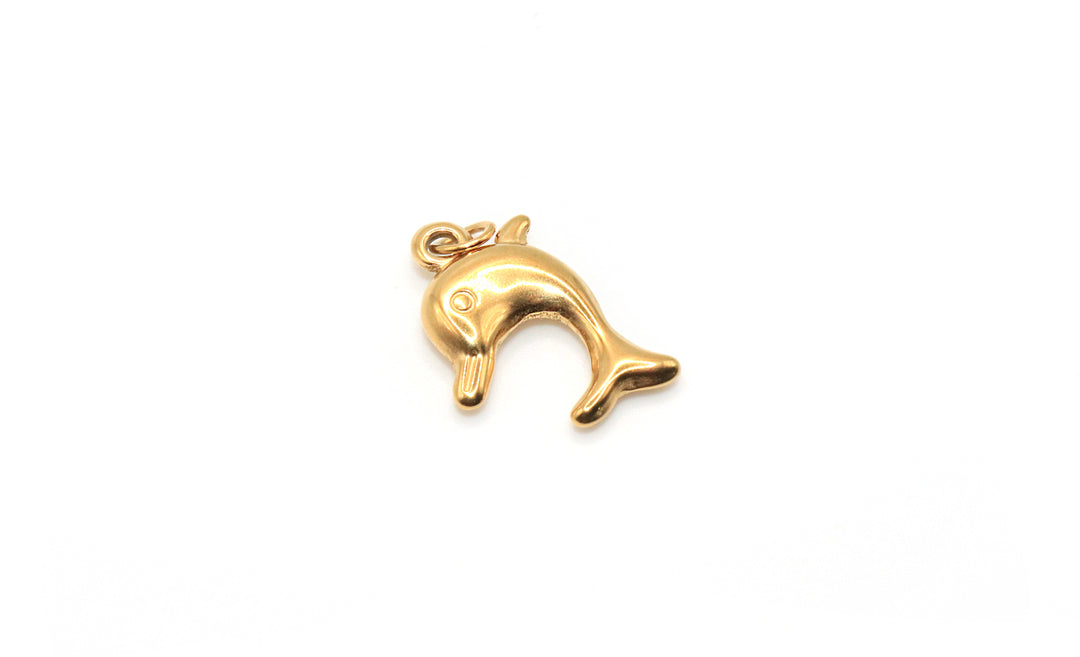 gold dolphin charm