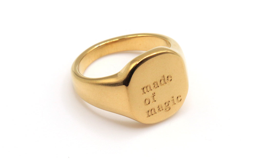 You Are Made of Magic Gold Ring