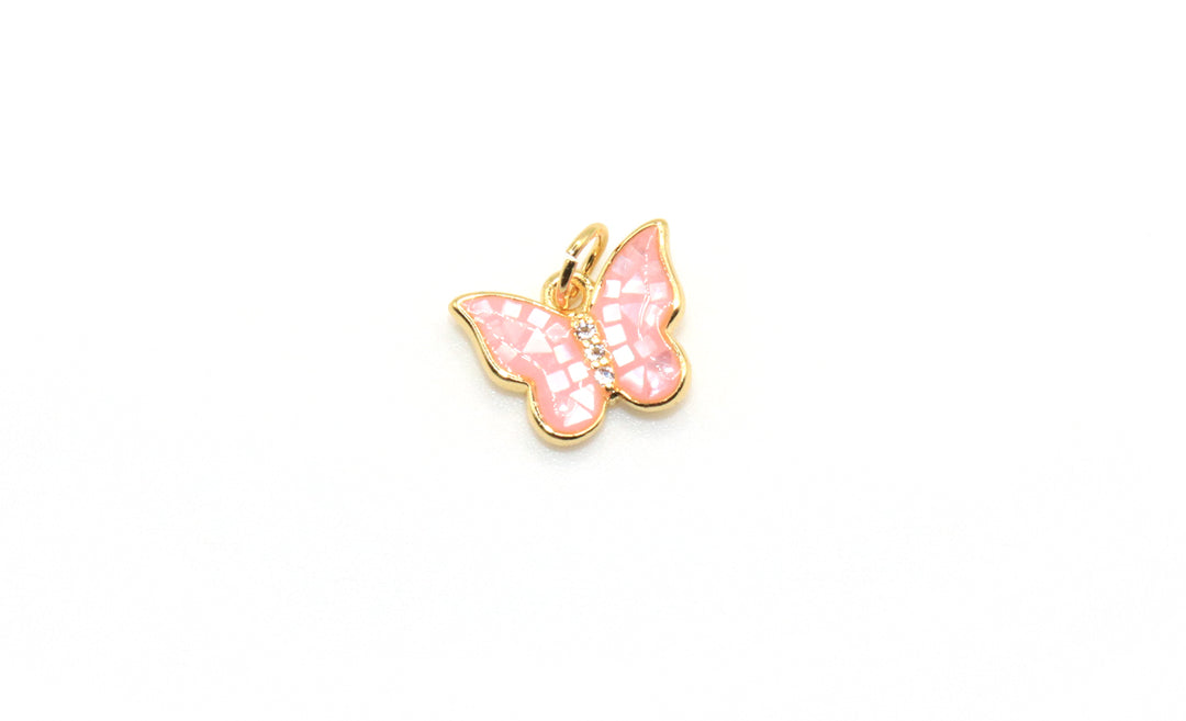Pink Butterfly Charm