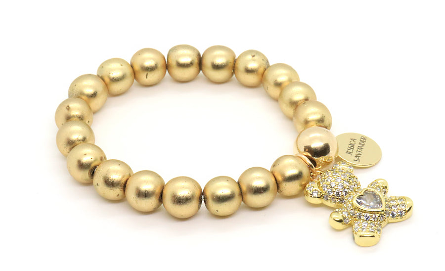 kids-gold-bracelet-teddy-bear-charm