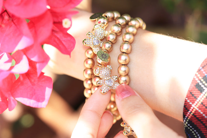 teddy-bear-charm-bracelet-matte-gold