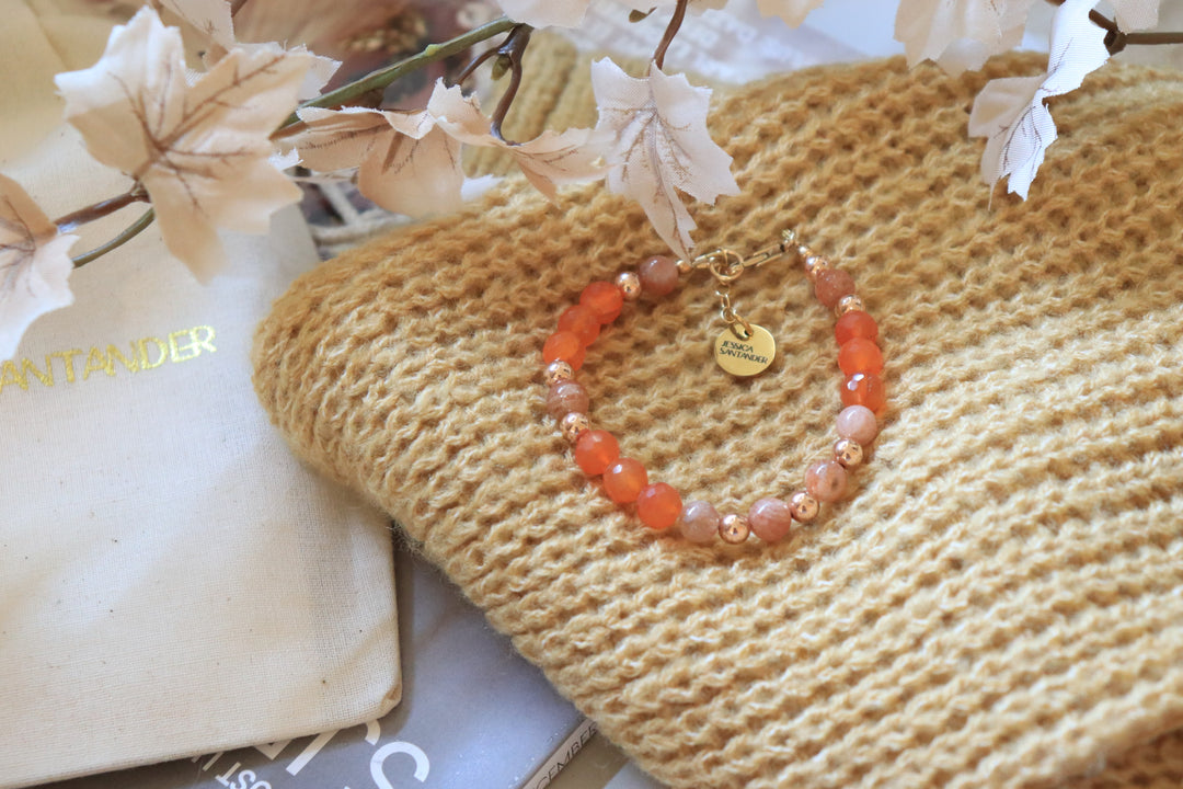 Pumpkin Spice Love Bracelet Blog Post Jewelry Small Business by Women