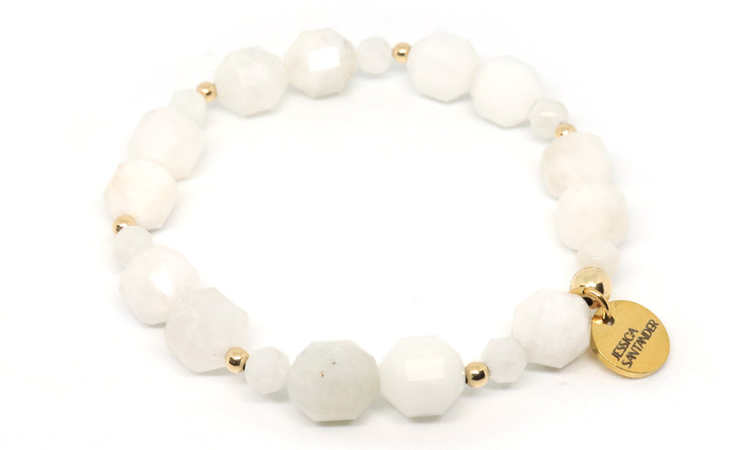 gemstone-white-stretchy-bracelet-Jessica-Santander-fall-collection