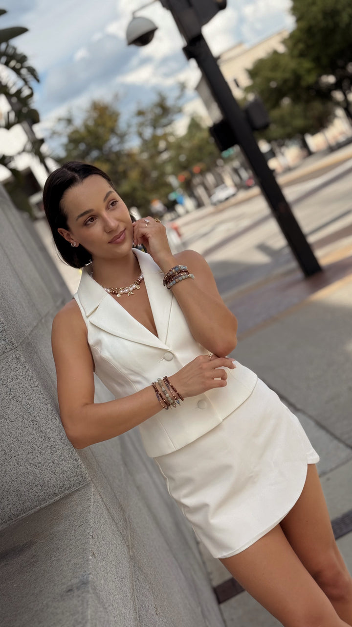 Bold and Beautiful Pearl Charm Necklace