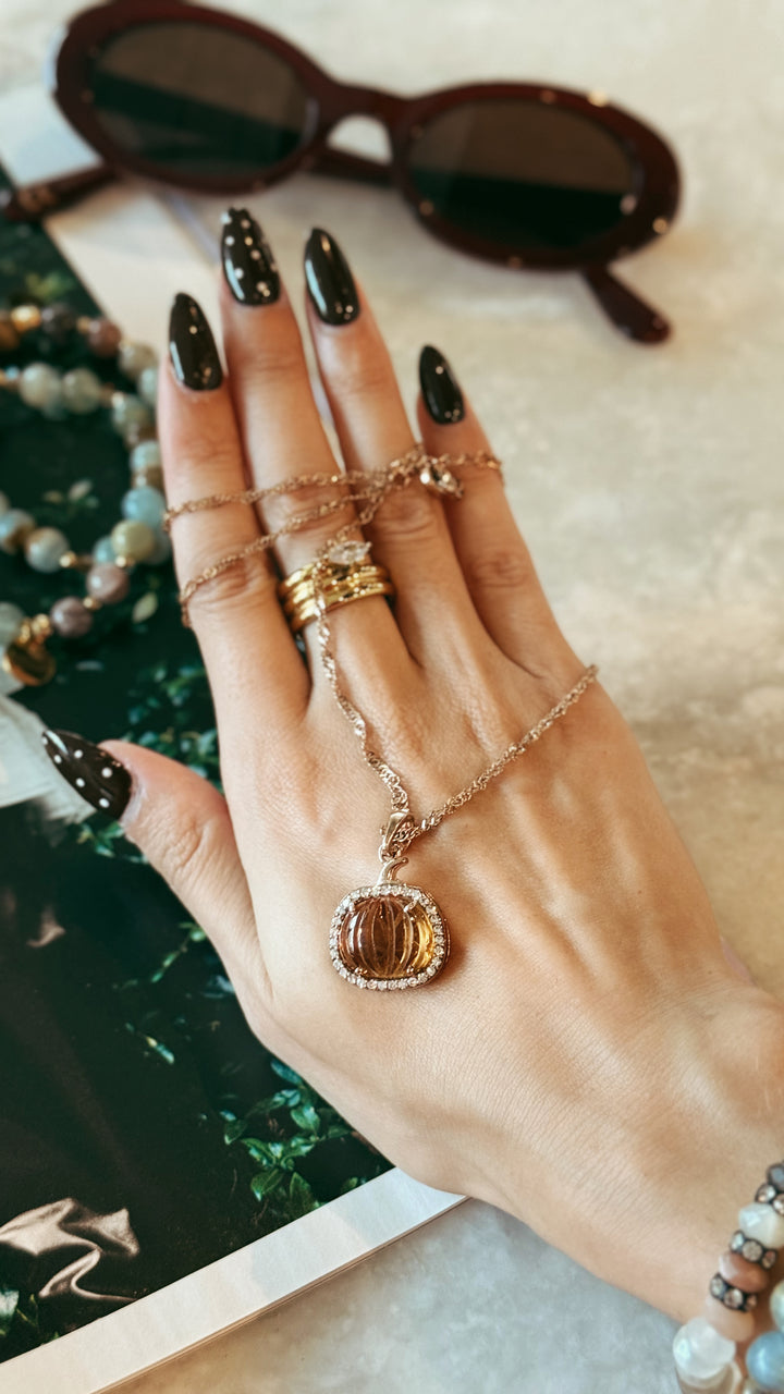 Pumpkin Spice Love Necklace Limited Edition