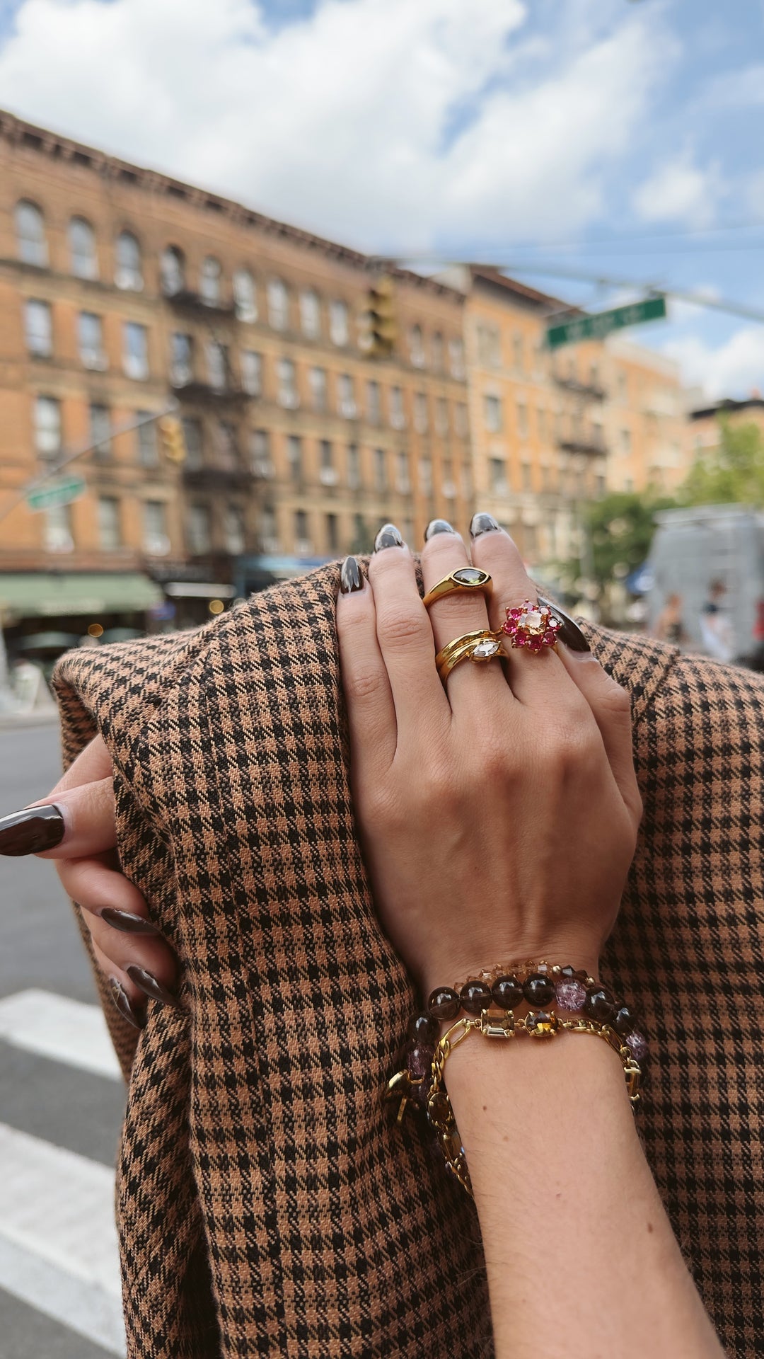 The Quiet Confidence Olivine Green Gold Ring