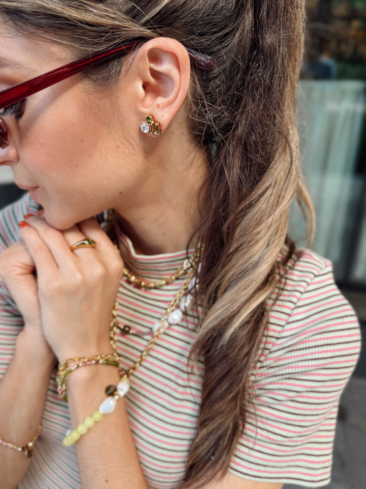The Fifth Avenue Daydream Mulit Color Stud Earrings