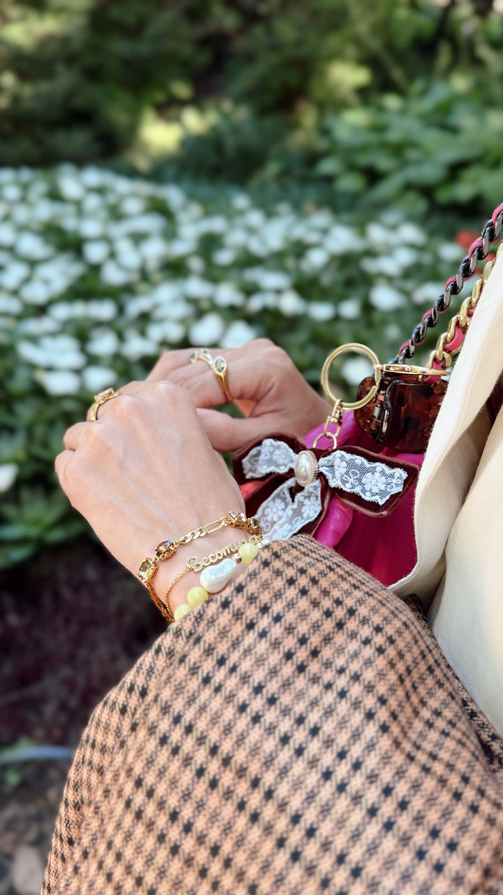 Becoming Her Gold Dainty Bracelet