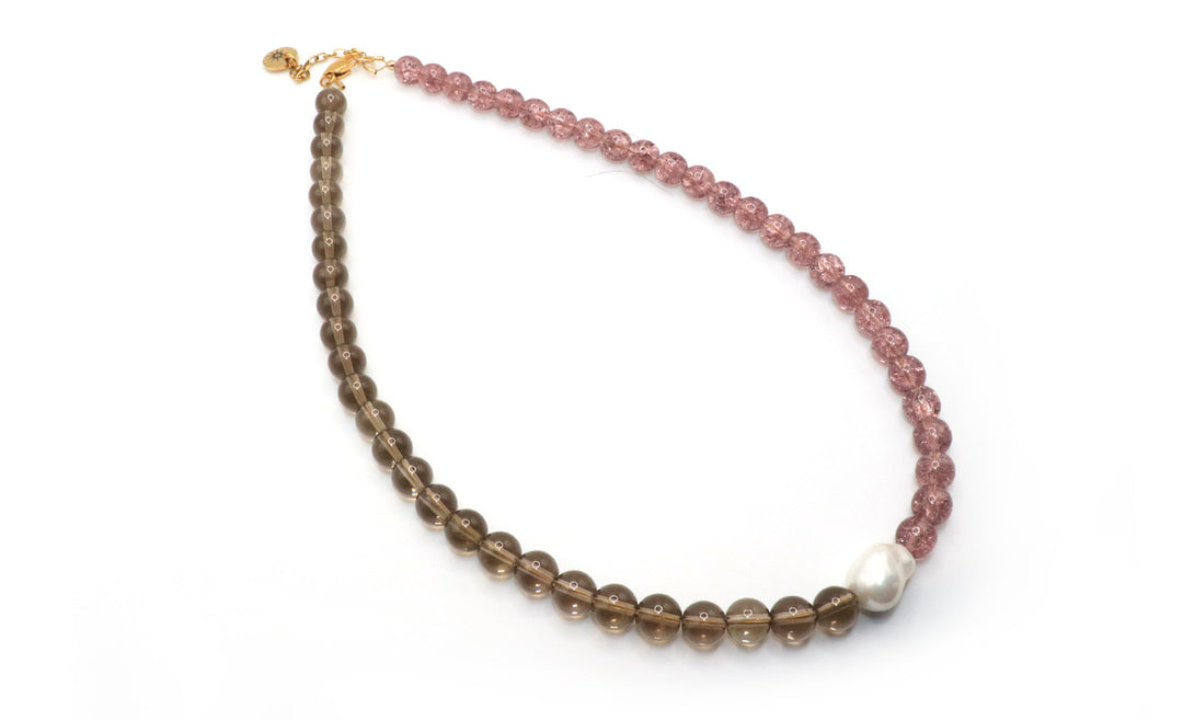 The Fifth Avenue Daydream Mauve Necklace