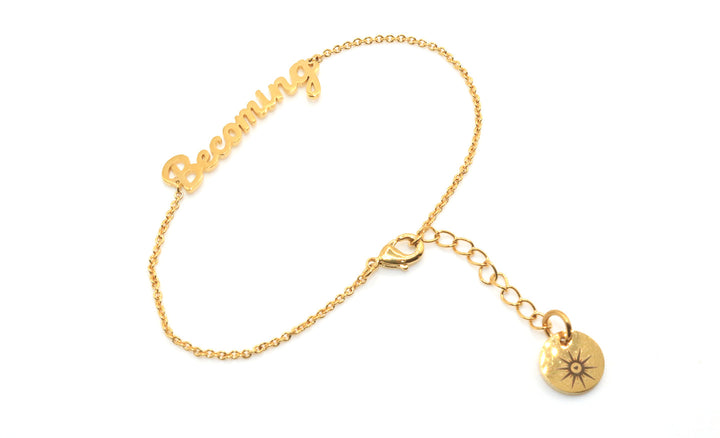 Becoming Her Gold Dainty Bracelet