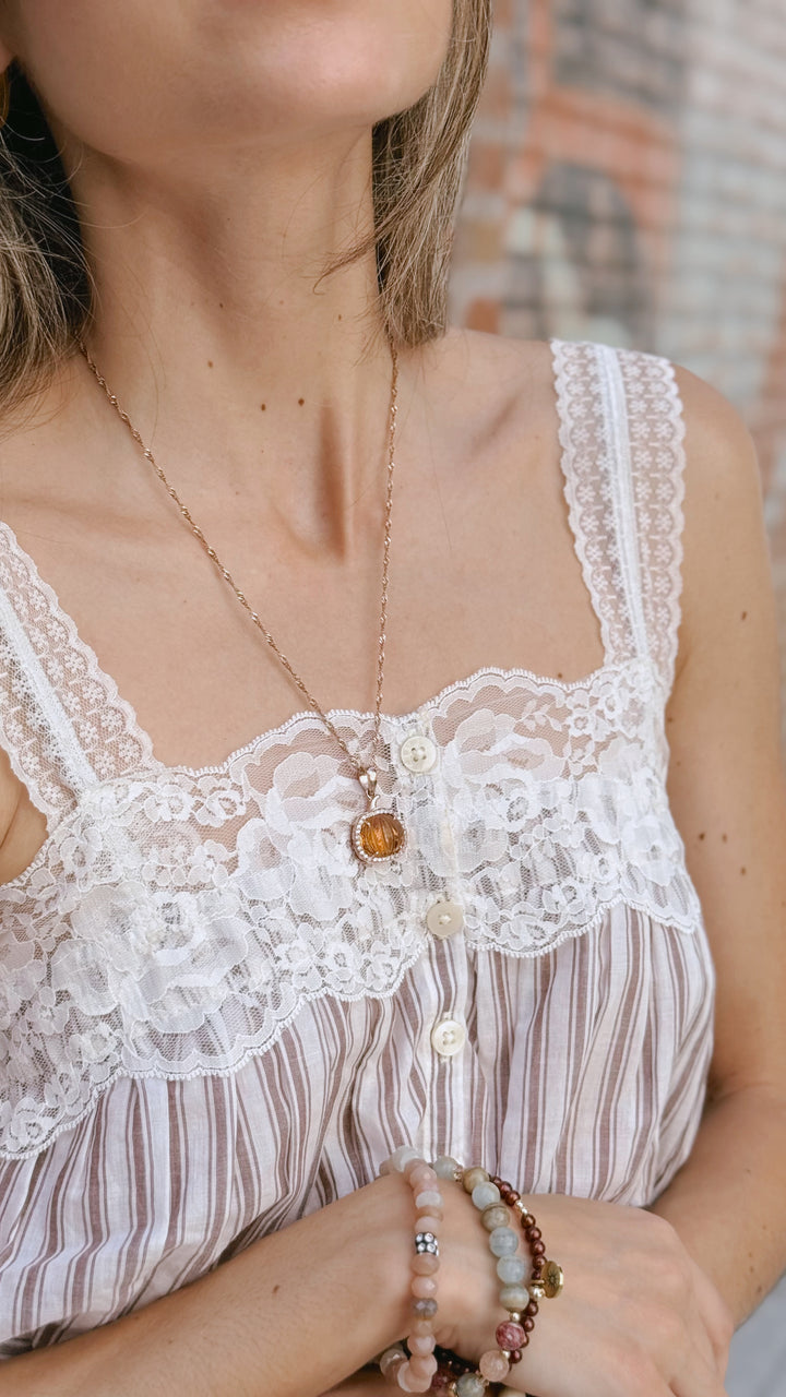 Pumpkin Spice Love Necklace Limited Edition