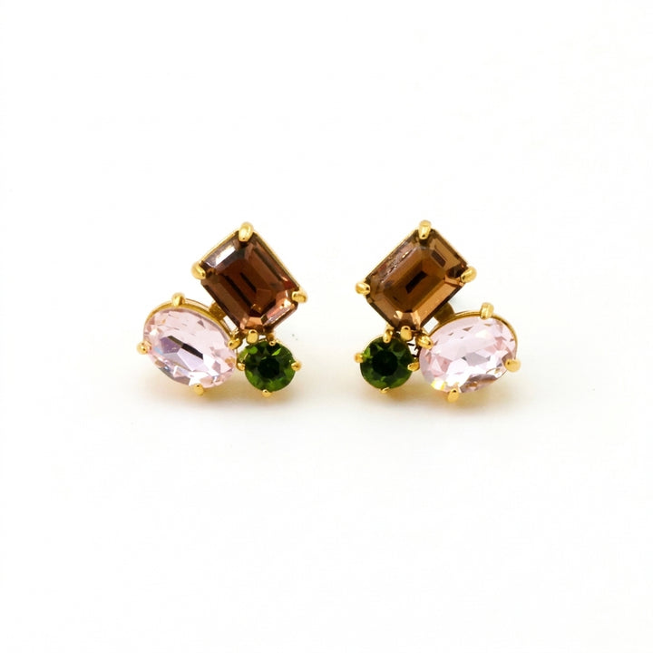 The Fifth Avenue Daydream Mulit Color Stud Earrings