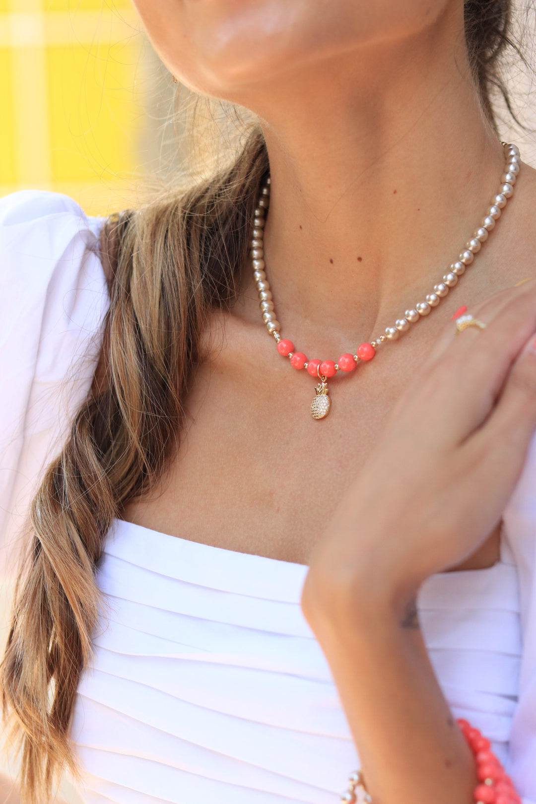 coral-and-gold-pineapple-charm-necklace-jewelry-jessica-santander