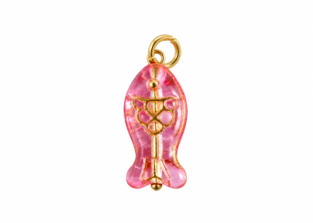 Pink Fishy Charm