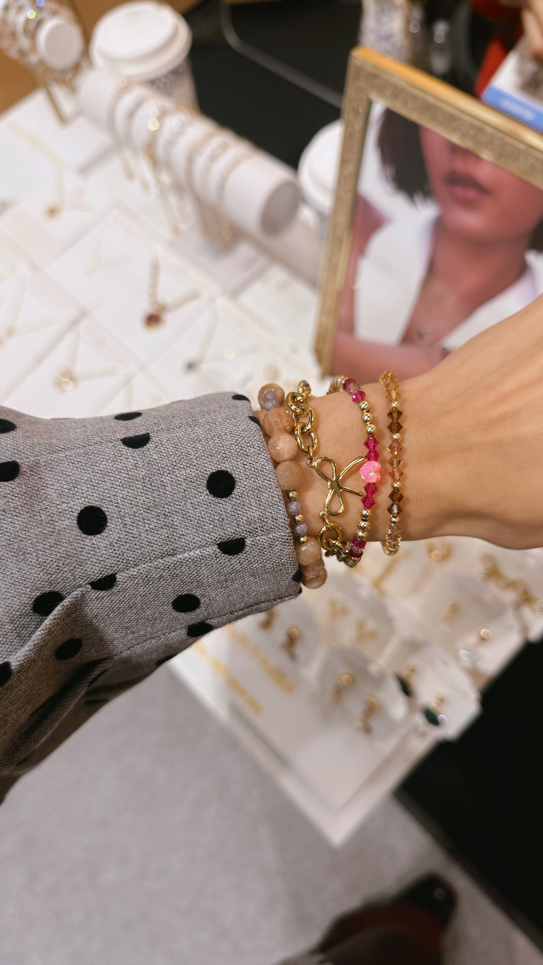 Self-made Vintage Swarovski Crystal Bracelet