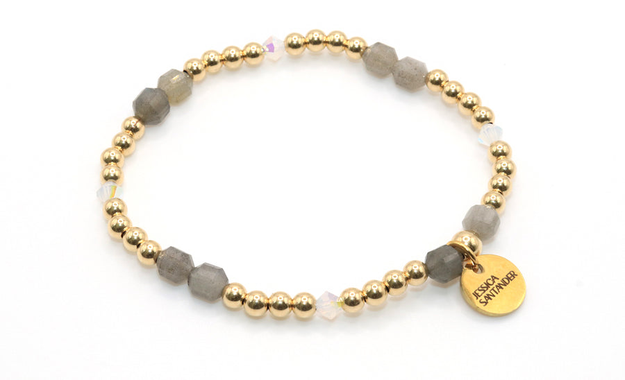 all premuim gold and gemstone bracelet jessica santander