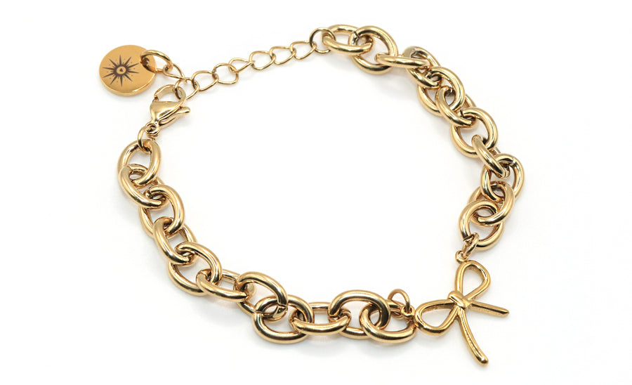 dainty bow chain bracelet fall