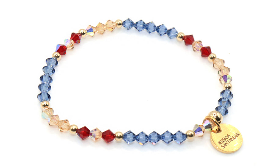 classic denim blue and siam bracelet fall