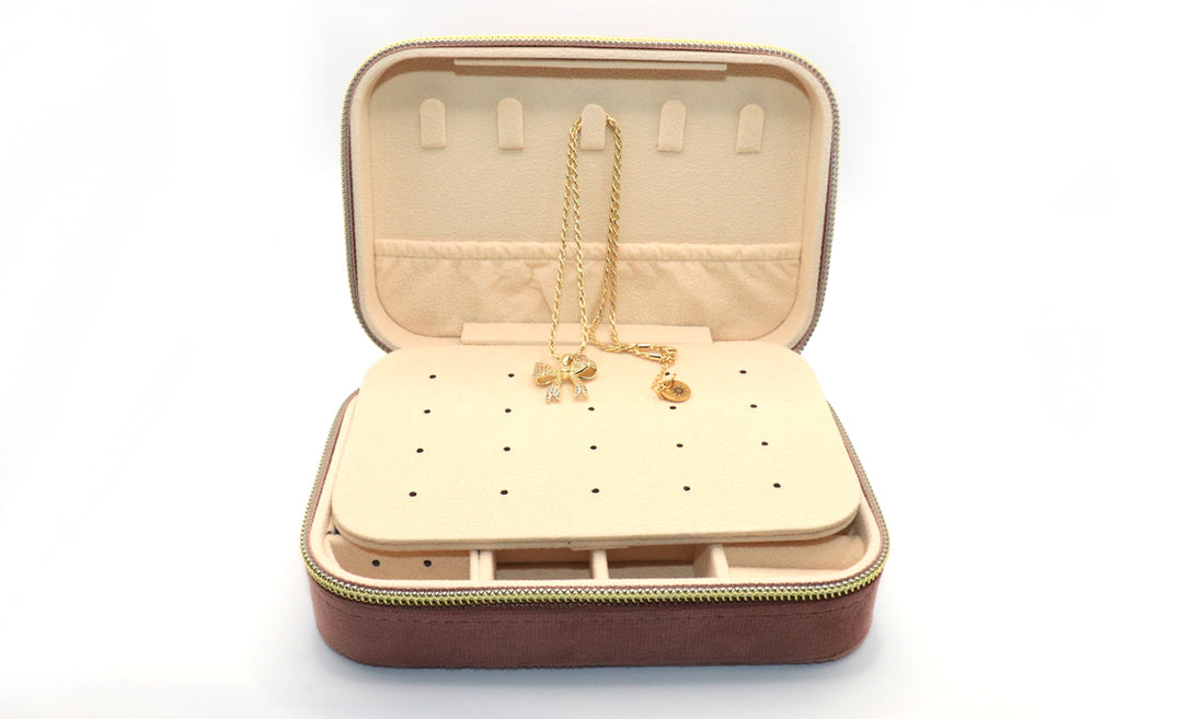 jessica santander dusty rose jewelry travel box