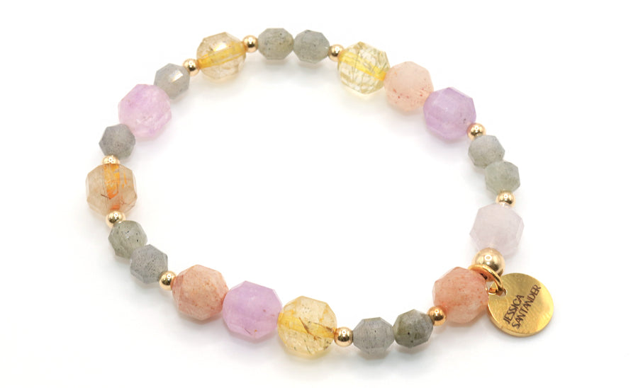 fall quartz gemstone bracelet jessica santander