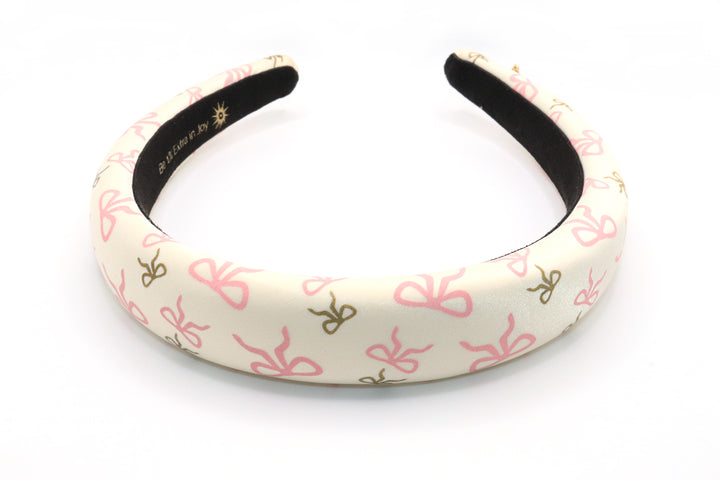 Sweetheart Pink Bow Headband