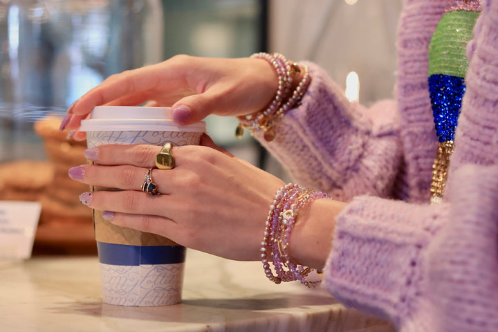 violet swarovski crystal bracelet jessica santander