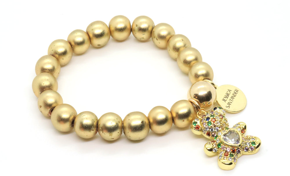 kids-gold-bracelet-teddy-bear-charm