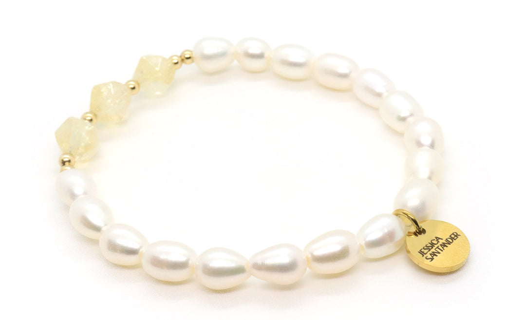 ivory-pearl-citrine-gemstone-bracelet