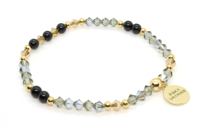 black-diamond-swarovski-crystal-bracelet-for-her-handmade-florida