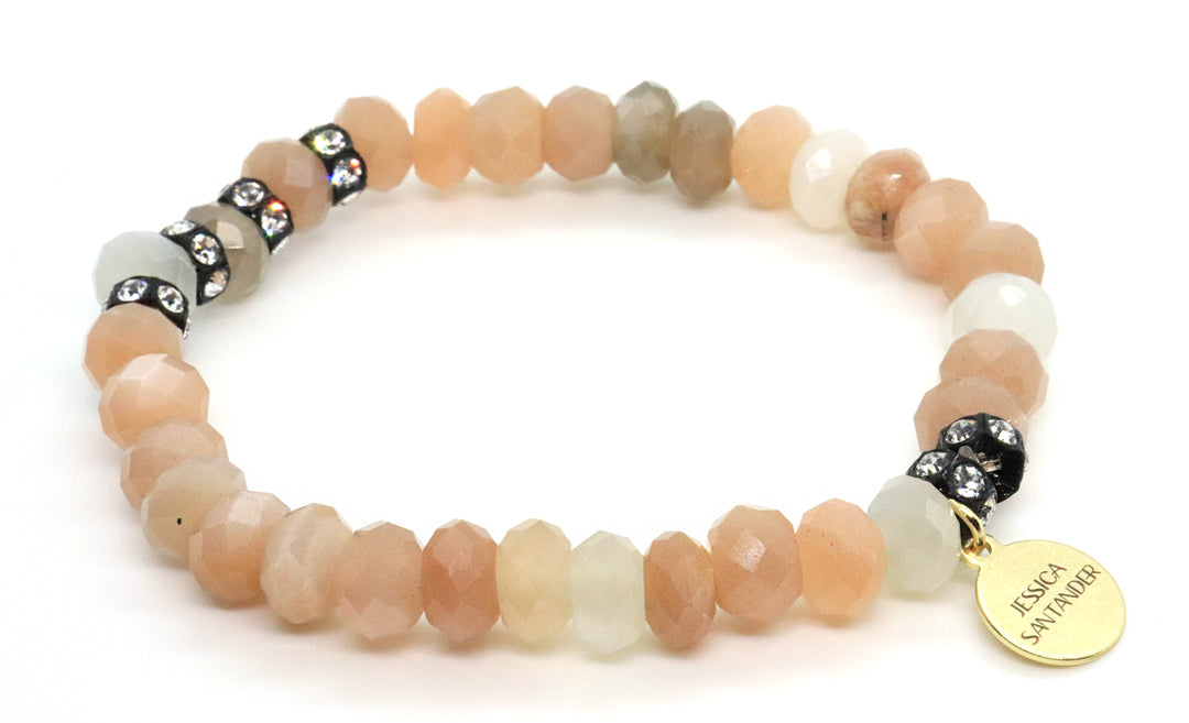 peach-white-moonstone-rondelle-bracelet