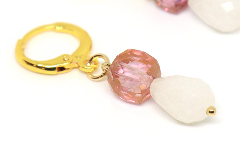 snow-quartz-peach-quartz-gold-filled-hoop-earrings