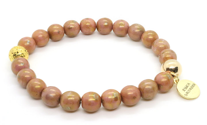rose-gold-beaded-stretchy-bracelet-gold-filled