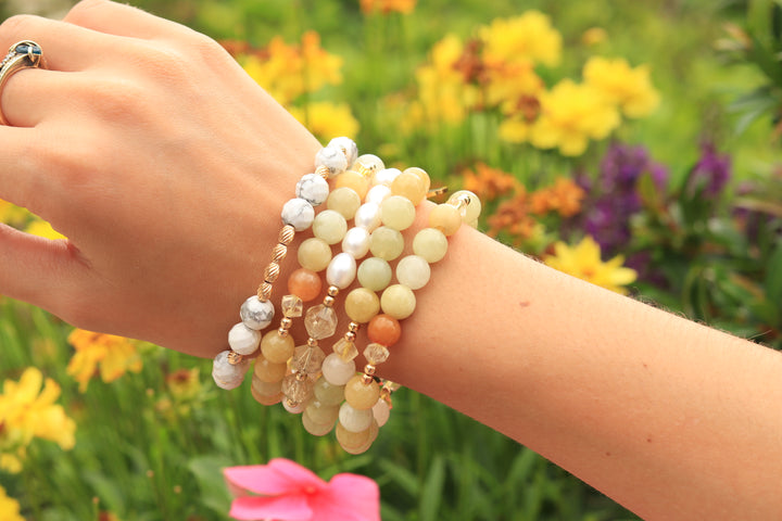 yellow-jasper-gemstone-beaded-bracelet
