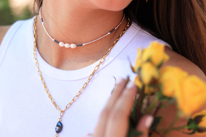 blush-pink-beaded-choker-necklace