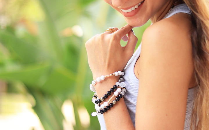 black-tourmaline-and-quartz-gemstone-bracelet-handmade
