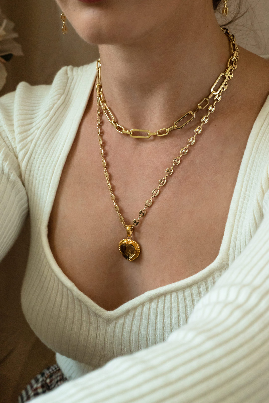 Jessica Chain She's A Queen Chain Necklace in Gold – Jessica Santander