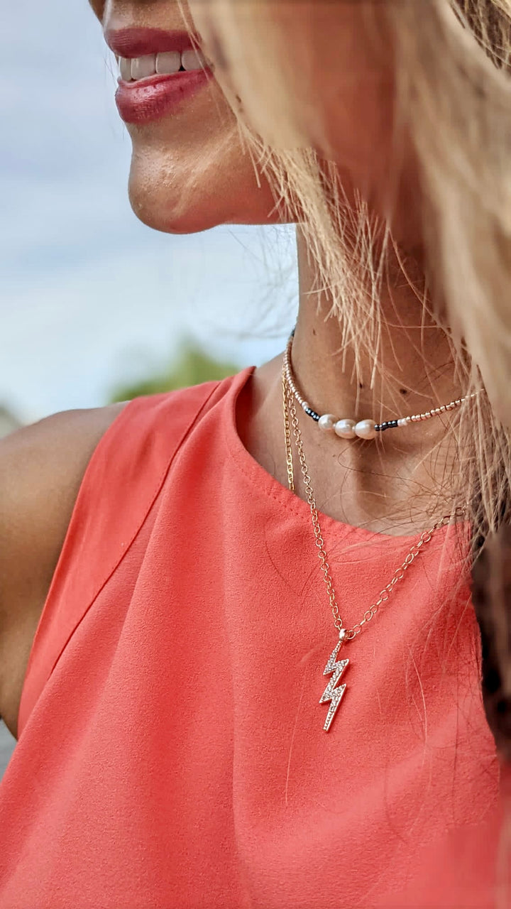 rose-gold-filled-dainty-lightning-necklace